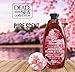Dead Sea Collection Bubble Bath with Cherry Blossom for Women and Men – Cherry Seeds Oil and Dead Sea Salt - Nourishing and Moisturizing Skin - Pack of 2 (67.6 fl.oz)