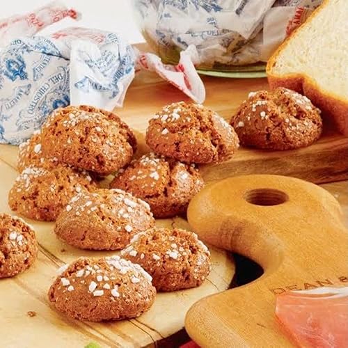 Miniatura 3 de Amaretti Del Chiostro - Galletas crujientes Amaretti con bandera italiana, lata de regalo de 5.3 onzas