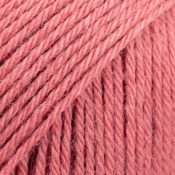 Weiches, superfeines Alpaka- und Wollmischgewebe, Drops Nord, 2 oder fein, Griffweise Gewicht, 4-lagig, 450 g pro Knäuel 13 Altrosa