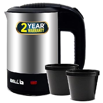 iBELL SEK105 Electric Kettle With Removable Lid, 0.5 Ltrs, 950W Highly Polished Stainless Steel (Silver) - image, photos
