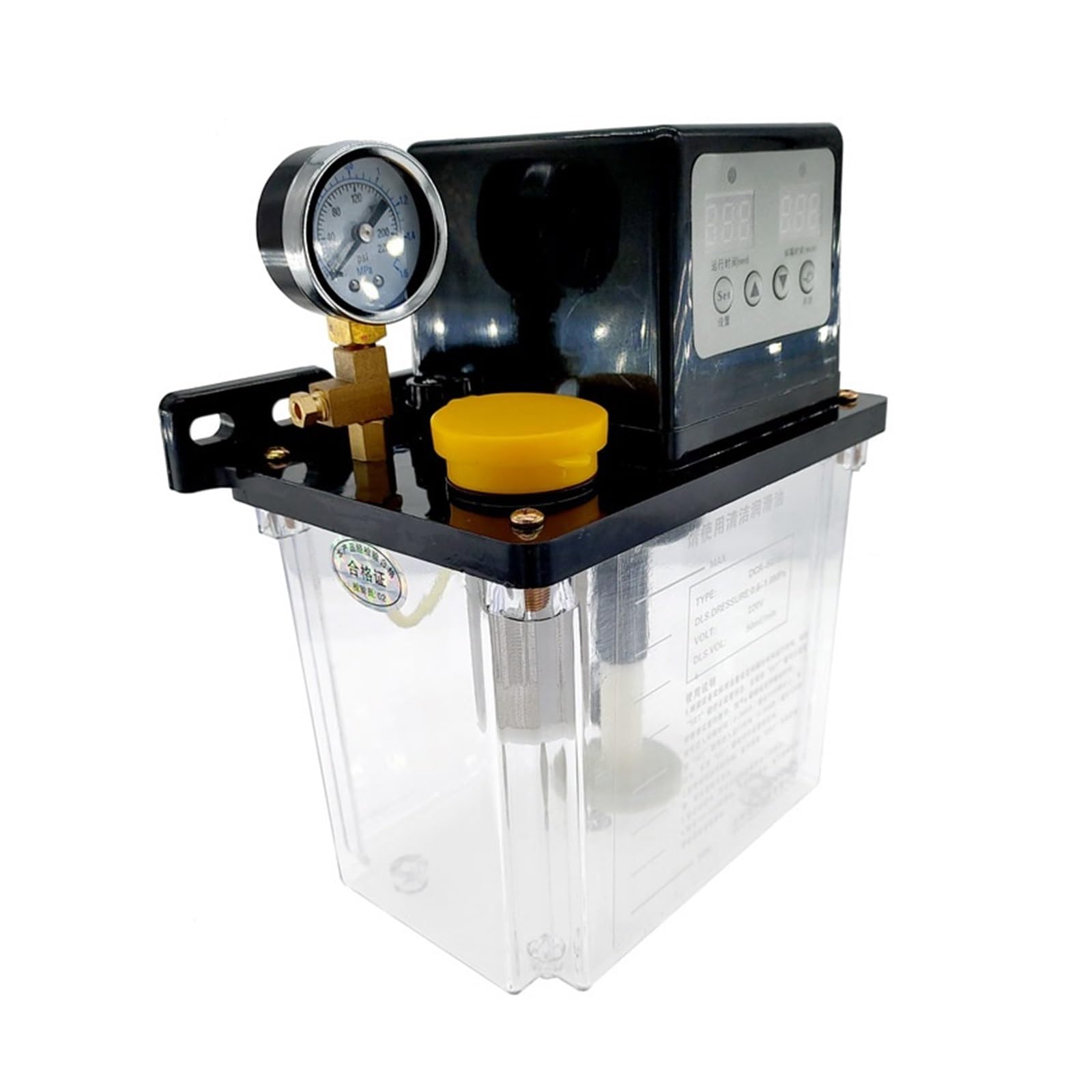 Bomba De Lubricación Automática Bomba de lubricante de 2 l Bomba de Aceite lubricante automática Bomba de lubricación electromagnética de 220 V CA