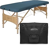 Vista 1 de Saloniture Mesa de masaje plegable portátil básica - azul