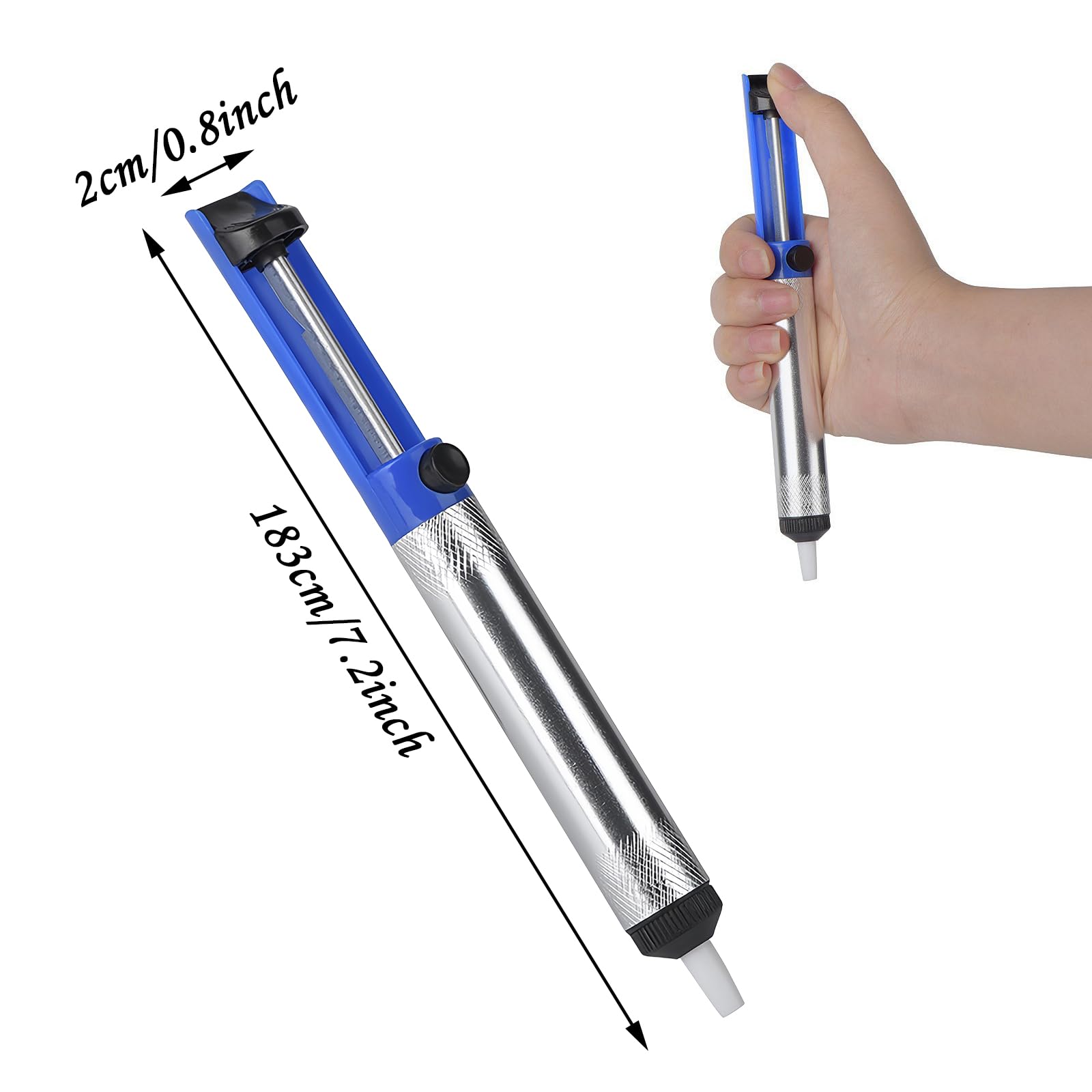 Pompa Dissaldante Professionale - 2 Pezzi Per Rimuovere Stagno Di Saldatura