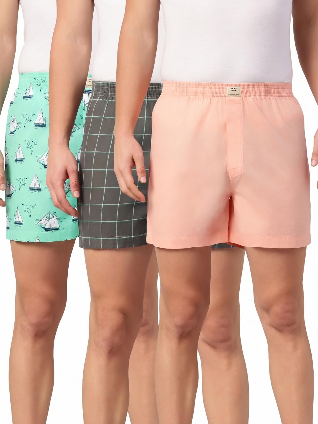 thomas scott Men's | Cricket Club Collection | Regular Fit | 100% Cotton | Woven | Boxer | Shorts | Pack of 3-picture-21