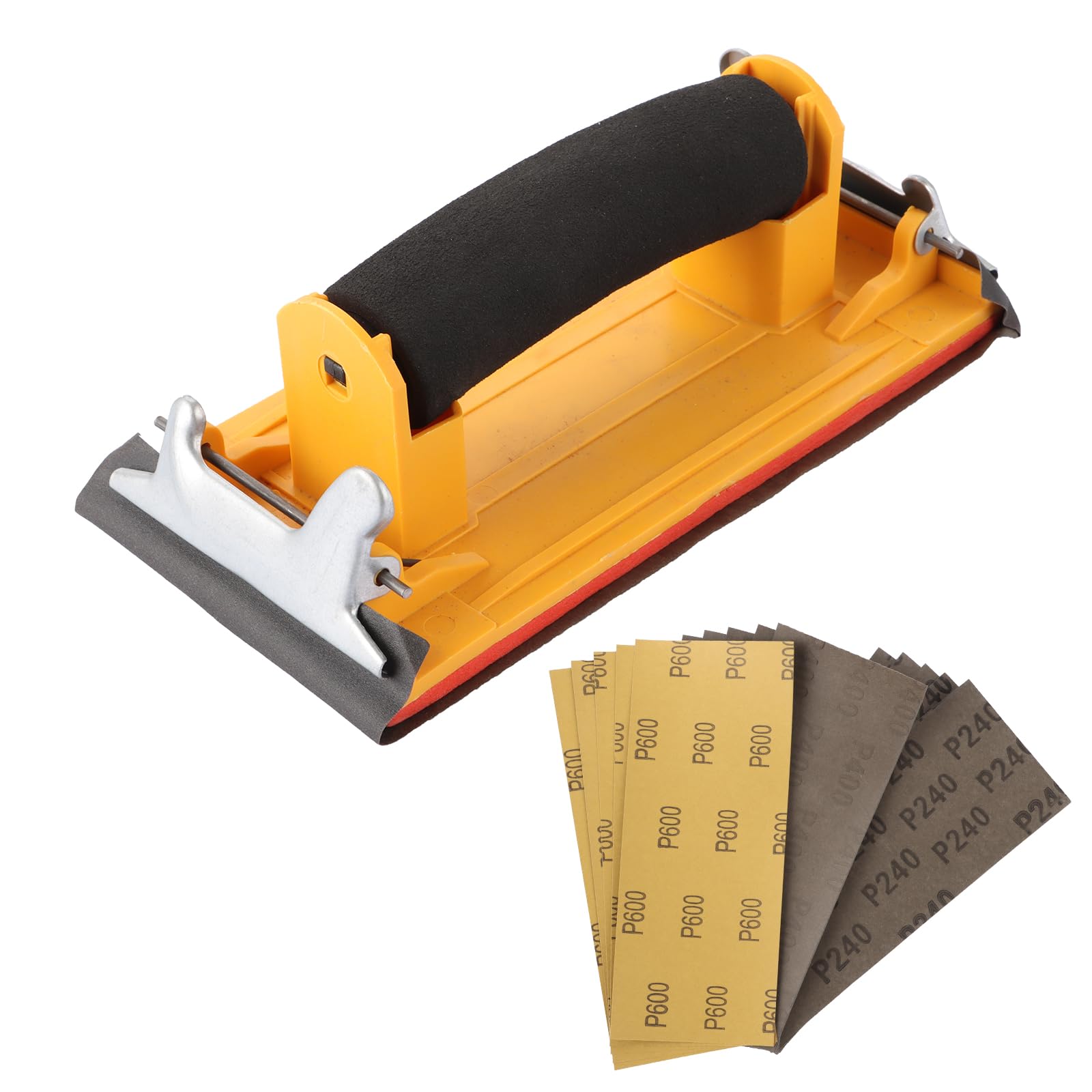 Amazon | やぬき ハンドサンダー 紙やすり60枚 240×20枚 400×20枚 600