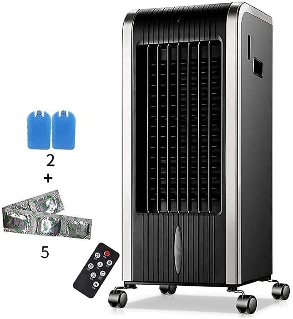 GHHVFEC Evaporative Coolers Portable Humidifier Purifier Misting Evaporative Air Conditioner With Remote Control Fan Air Cooler Ideal for Home/Bedroom/Dorm/Office