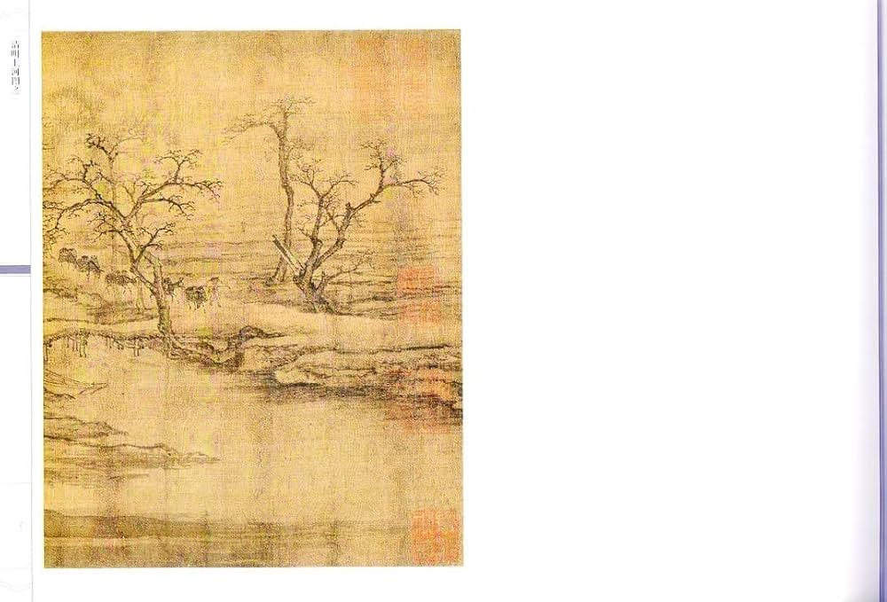 1 / 10 掛軸（シルク）　中国　清明上河図 （証明書付き） 1 / 10 掛軸（シルク） 中国 清明上河図 （証明書付き） 1 / 10