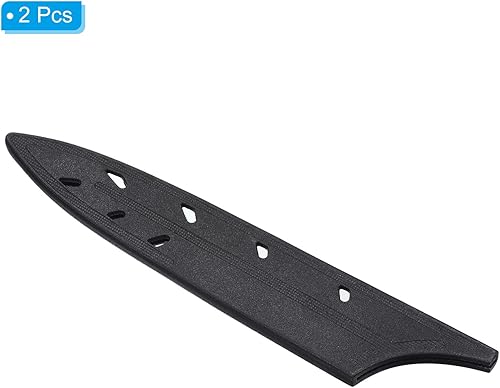 Miniatura 3 de PATIKIL Fundas de plástico para cuchillos de seguridad para cuchillo utilitario de 5 pulgadas, paquete de 2 cuchillos, protector de cuchillos,