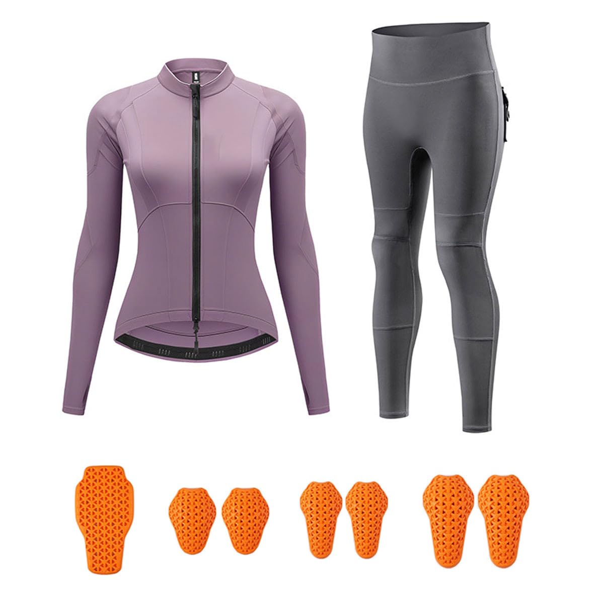 Veste Moto Femme Protections CE, Blouson Moto Mesh Respirant | Protections Amovibles, Tissu Mesh Léger, Détails Réfléchissants, Haute Visibilité, Équipement Moto