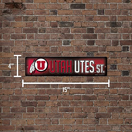 Ncaa Rico Industries 16-Inch Plastic Street Sign Décor, Utah Utes , 3.75 X 16-Inches #TOP5