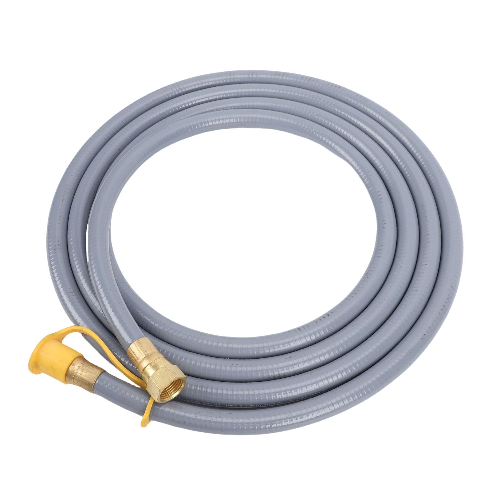 Kit de Conversión Gas 12 Pies, Manguera Gas con Conexión Rápida 1/2 Pulgada, Manguera Conversión Caucho Latón Gas para Parrilla RV, Barbacoa Horno Pizza Generador Calentador