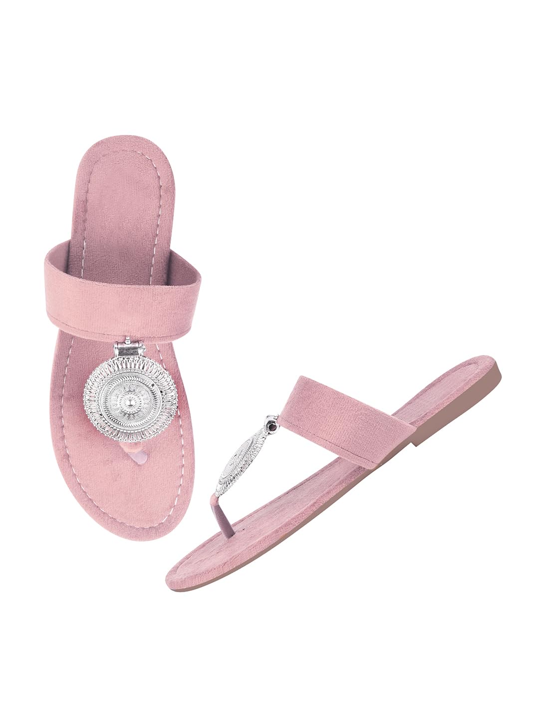 TRYME Gorgeous Flat Sandals Casual Comfortable Women Extra Soft Fashionable & Stylish Slippers For Women & Girls (B0CXDRVC94) Amazon Price History, Amazon Price Tracker