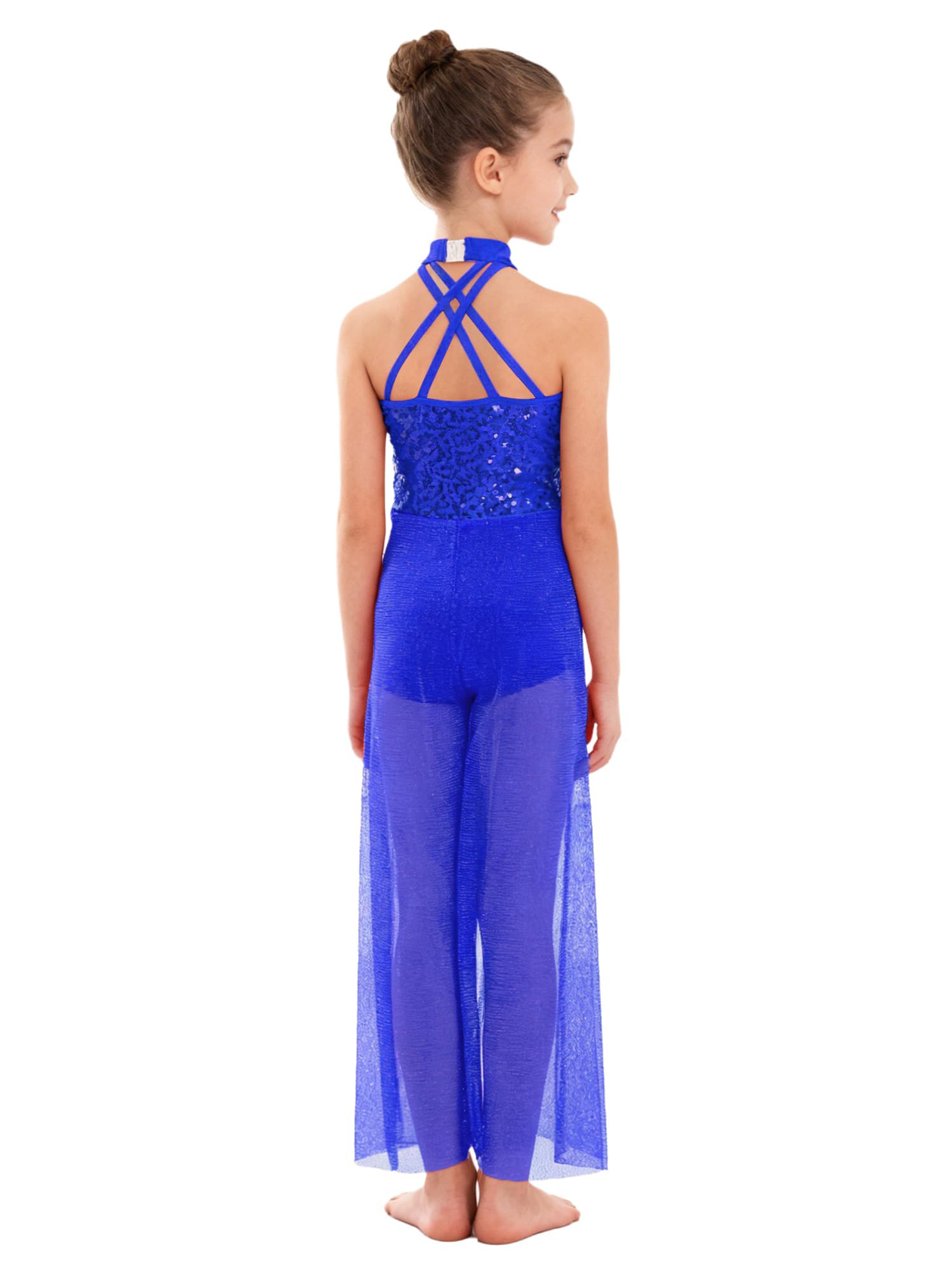 Justaucorps La Danza Contemporanea Bambina Costume La Danza Lirica Moderna Tenuta con Pantalone Fenduto Il Balletto Classico Abbigliamento