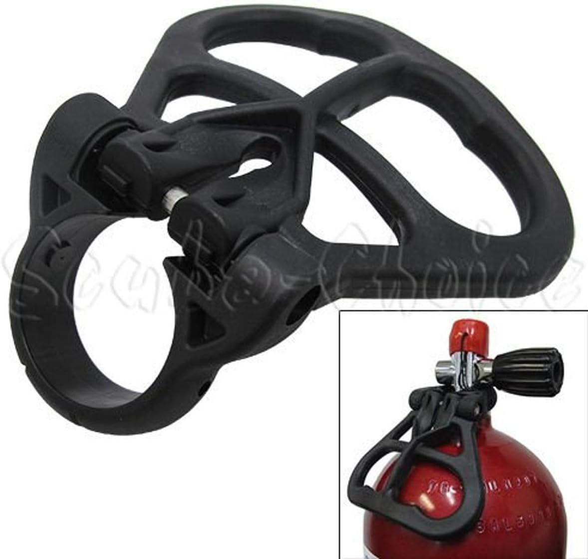 Scuba Choice Scuba Diving Dive Cylinder Tank Handle Holder Grip , Black
