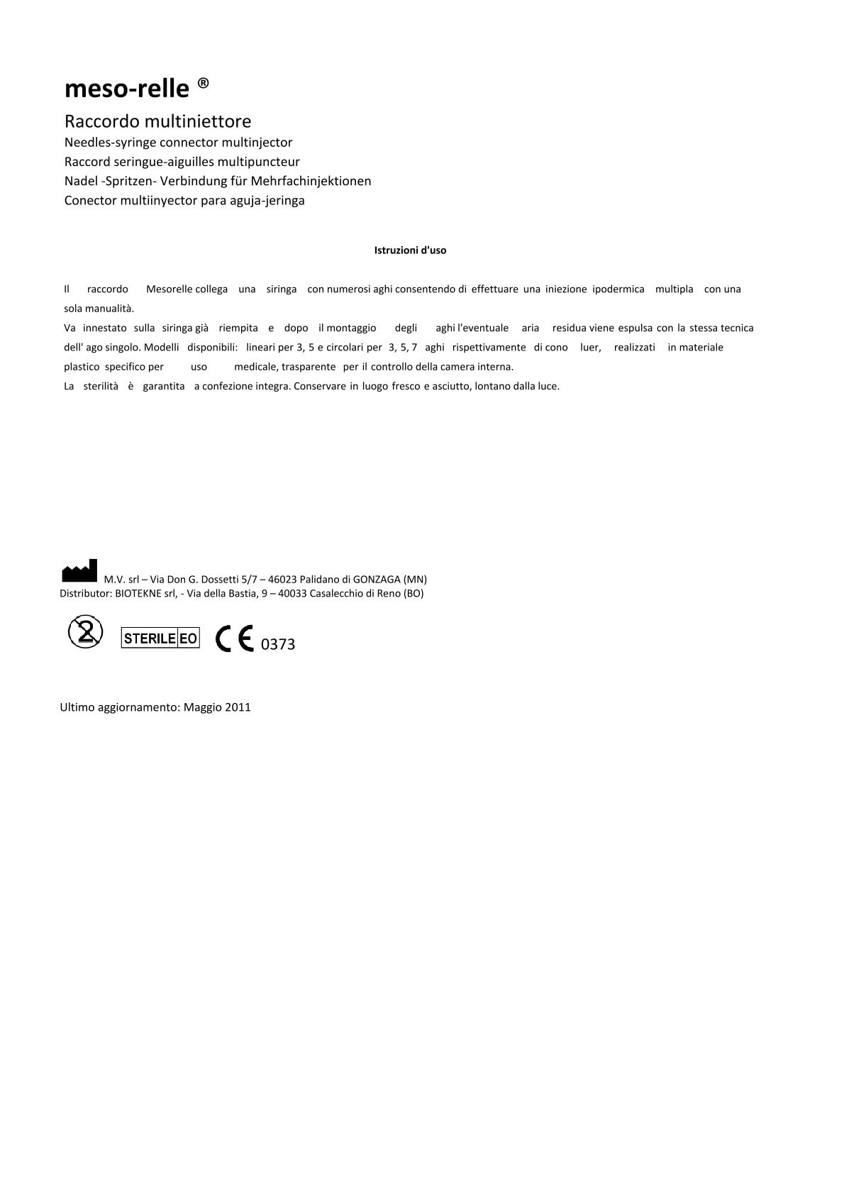 GiMa 23703 Anschluss multi-iniezione, rund, 5 Kanal, Stück 50
