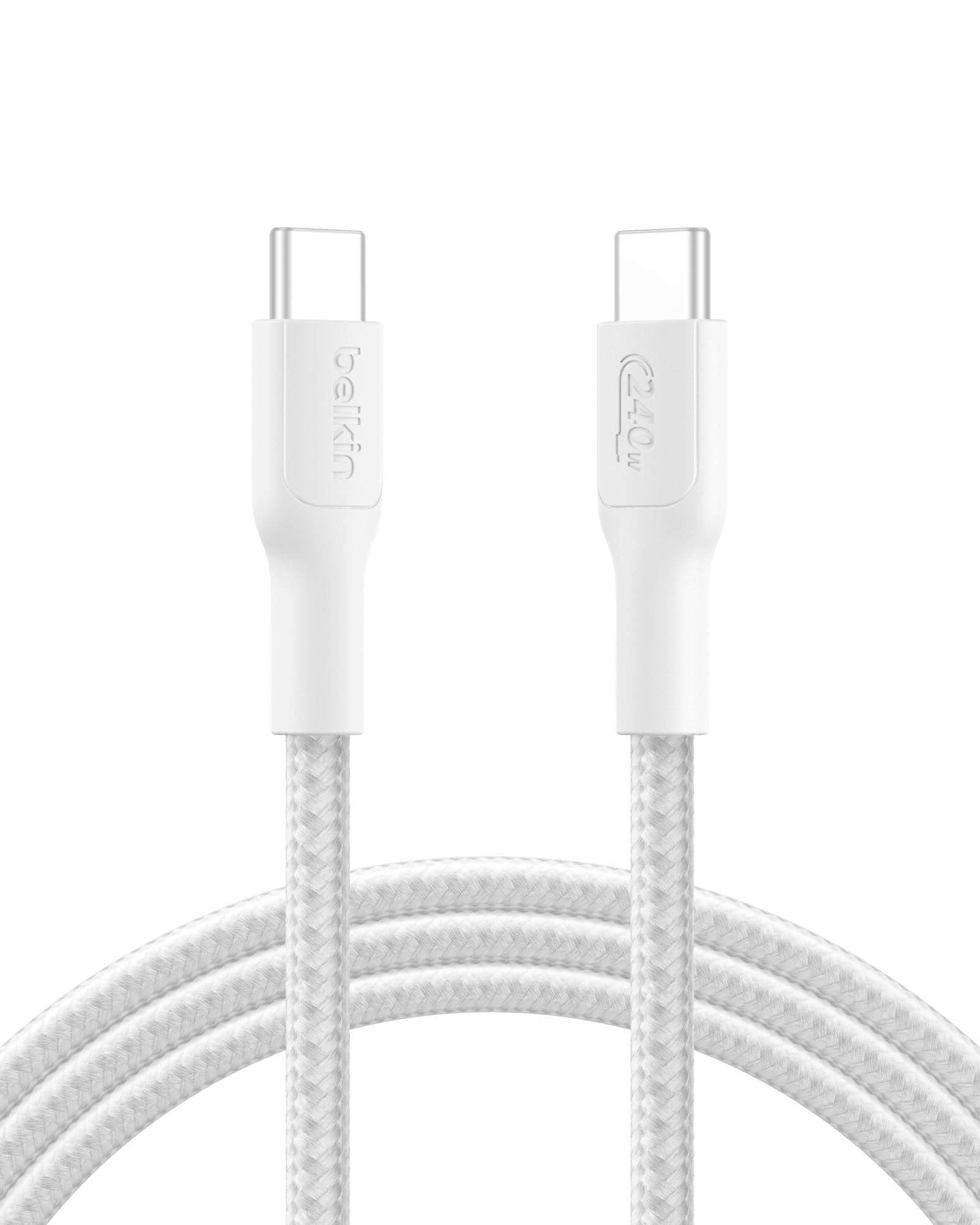 Belkin Cable De Carga USB C Trenzado A USB-C De 1 M, 240 W, Cable