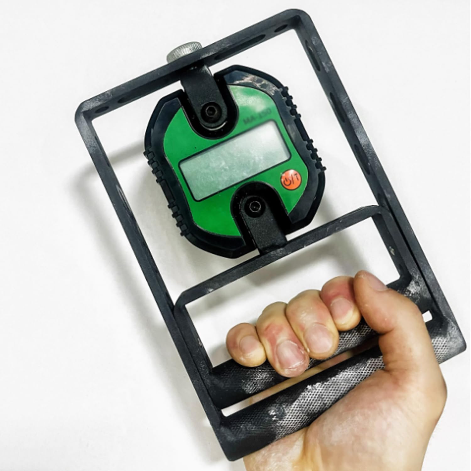 Dynamomètre numérique à main, testeur de force de préhension 330 LBS/150 kg avec poignée réglable, exercice de renforcement de la poignée, affichage numérique LCD, acier structurel au carbone, pour sa