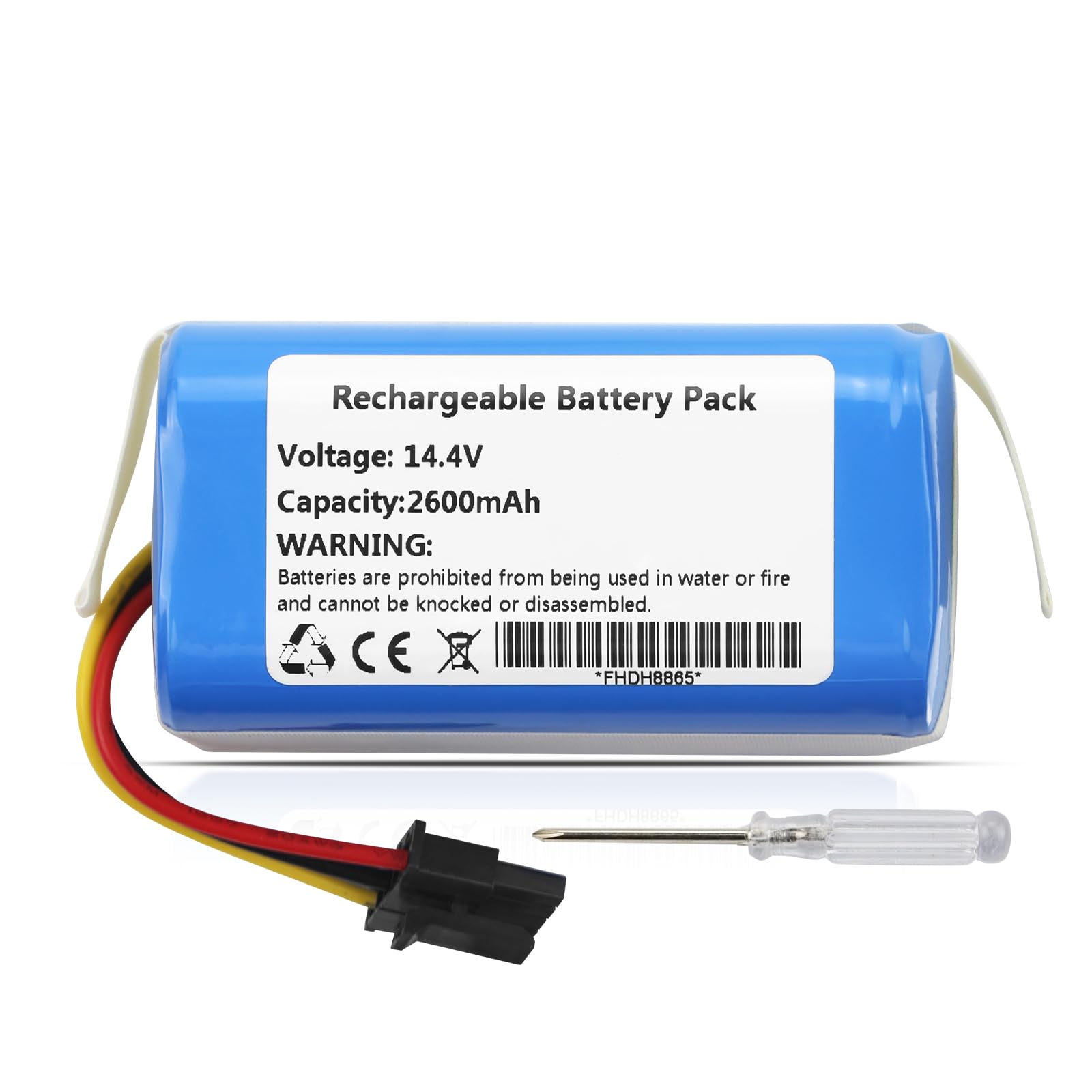 ZTHY 2600mAh Vacuum Cleaner Battery Replacement for Eufy L50, L60, L50 L60 SES, L60 Hybrid SES, iRobot Combo Essential Q011, Q011020, Q0120, Q012020,