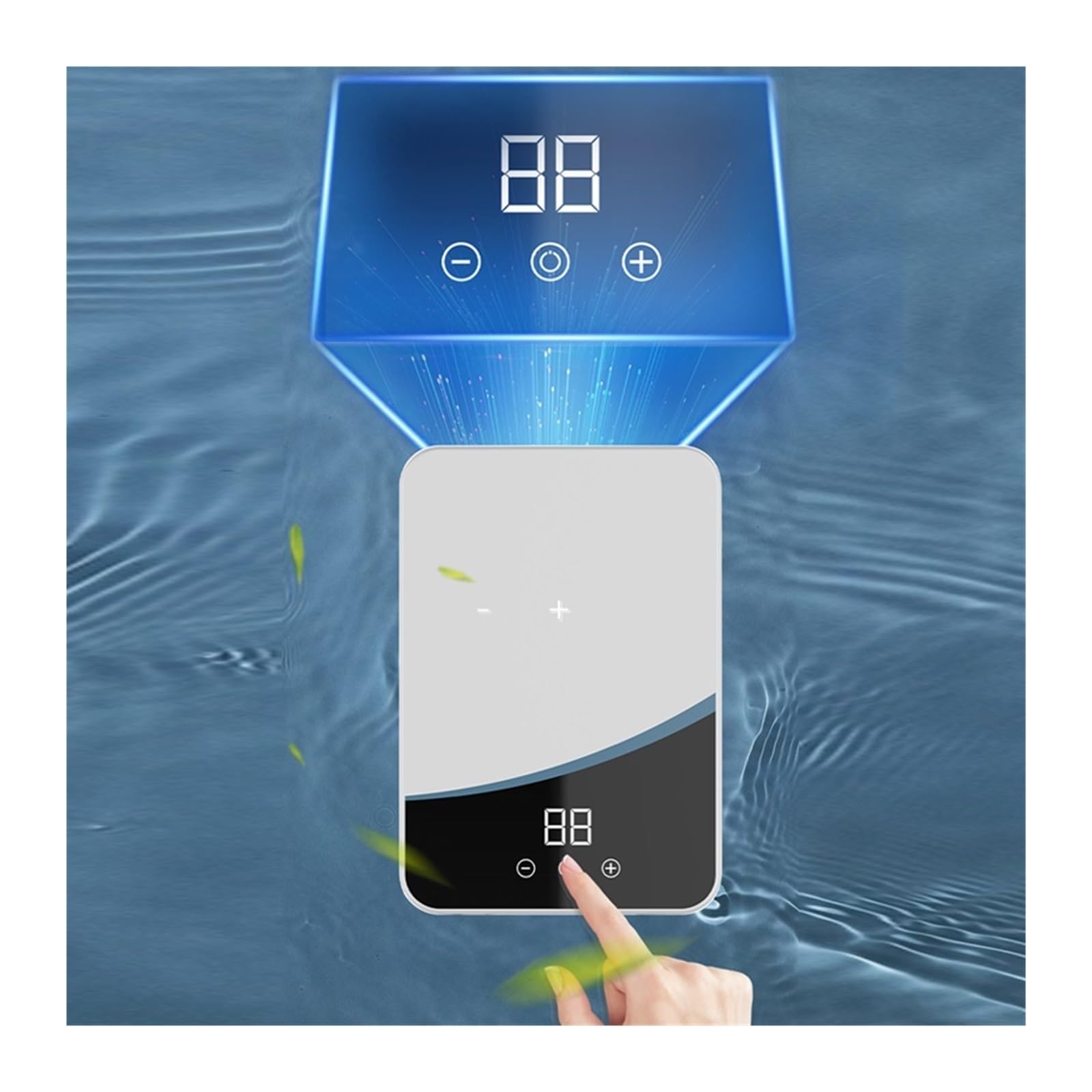 Scaldabagno Elettrico Istantaneo Senza Serbatoio Con Temperatura Regolabile Da 5500 W Cucina Bagno Doccia Acqua Calda Riscaldamento Rapido riscaldare rapidamente