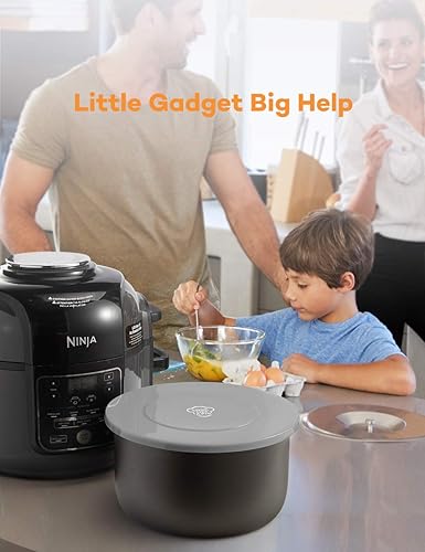 Miniatura 7 de Tapa de silicona para cubierta interior de olla, accesorios compatibles con olla a presión Ninja Foodi y freidora de aire de 6.5 cuartos de galón y