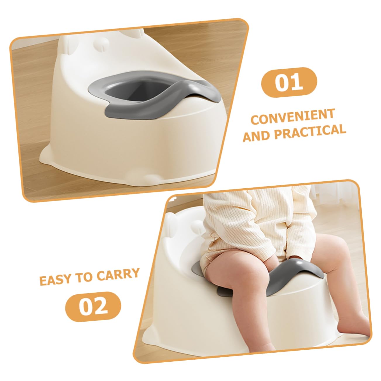 Toddmomy Inodoro De Entrenamiento Para Bebés Asiento De Inodoro Portátil Orinal De Viaje Resistente