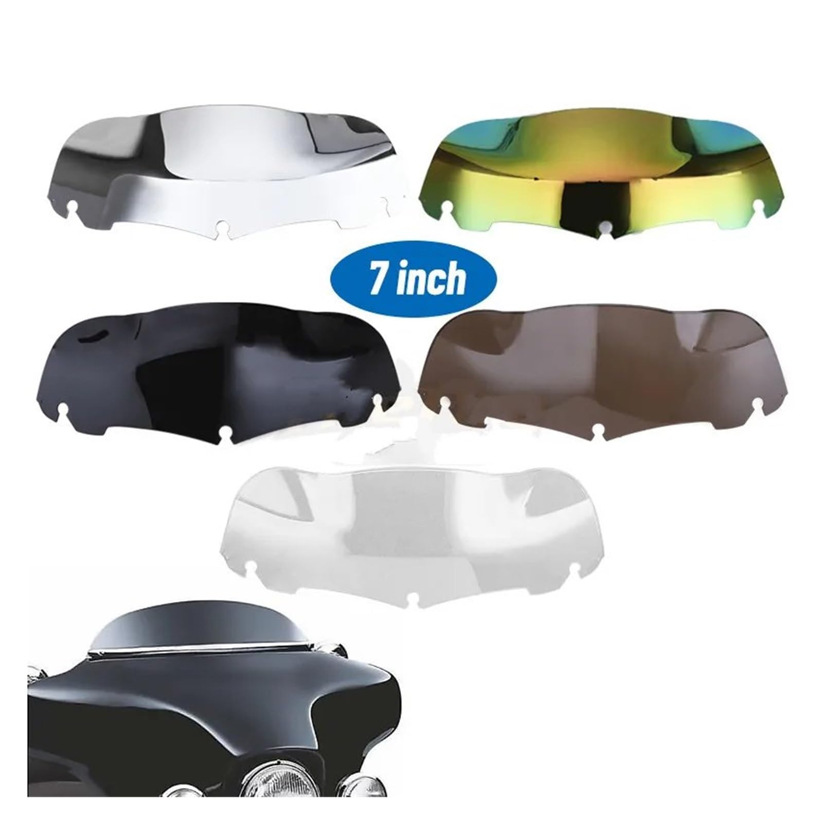 WYNMOTO Zwart 4,5 inch Wave Voorruit Windscherm Wind Splitter Compatibel voor 14-22 Harley Davidson Touring Electra Glide Street Glide 2014 2015 2016 2017 2018 2019 2020 2021 2022 WYNMOTO Zwart 4,5 inch Wave Voorruit Windscherm Wind Splitter Compatibel voor 14-22 Harley Davidson Touring Electra Glide Street Glide 2014 2015 2016 2017 2018 2019 2020 2021 2022