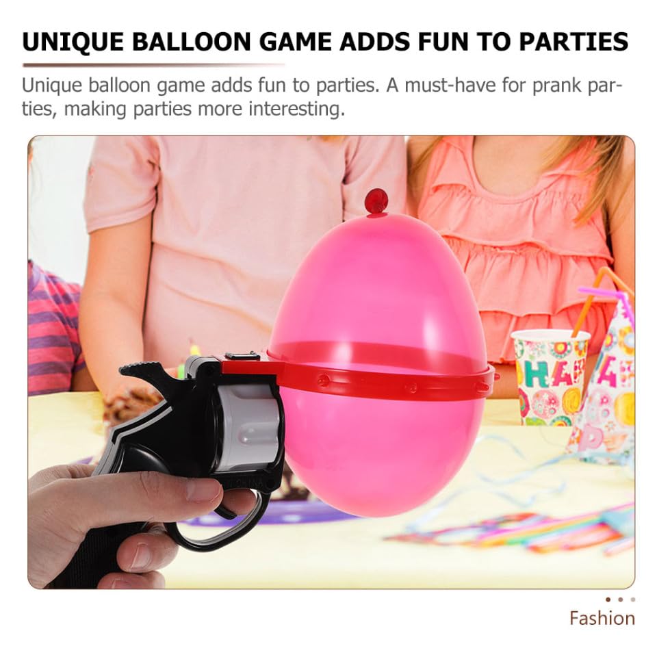 Wuztai Jeux de Fête, Jouets de Farce Roue Rotative de Roulette Russe, Kit de Jeux de Fête Interactifs avec Pompe à Ballons pour Événement d' Anniversaire en Famille, Fêtes à Thème pour Couples