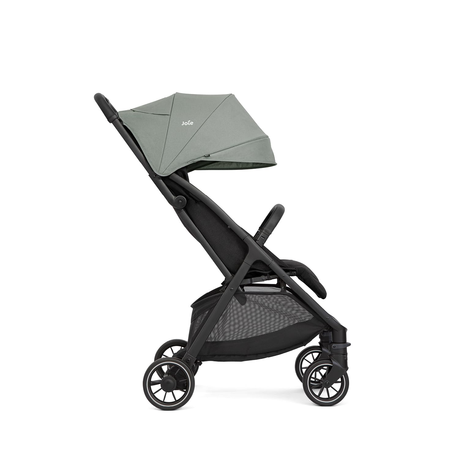 JOIE – PACT PRO – Poussette ultra compacte, légère 6,3 kg – naissance à 22 kg – Pliage une main – Dossier inclinable 17 positions – Sac transport, habillage pluie et adaptateurs inclus – Coloris Abyss