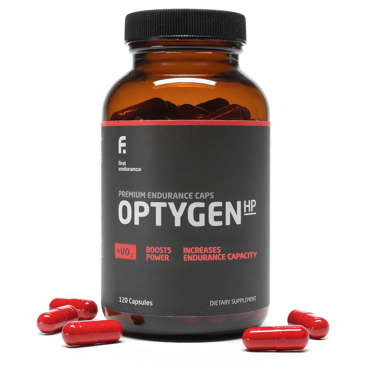 FIRST ENDURANCE OptygenHP - Premium Endurance Supplement | Boost Power | Increase Performance and Endurance | Improves Oxygen Utilization| 120 Capsules