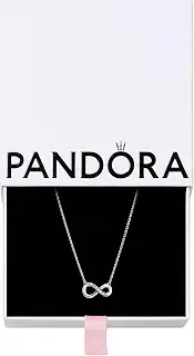 PANDORA Jewelry スパークリング インフィニティ コリアーネックレス レディース スターリングシルバー キュービックジルコニア 19.7インチ