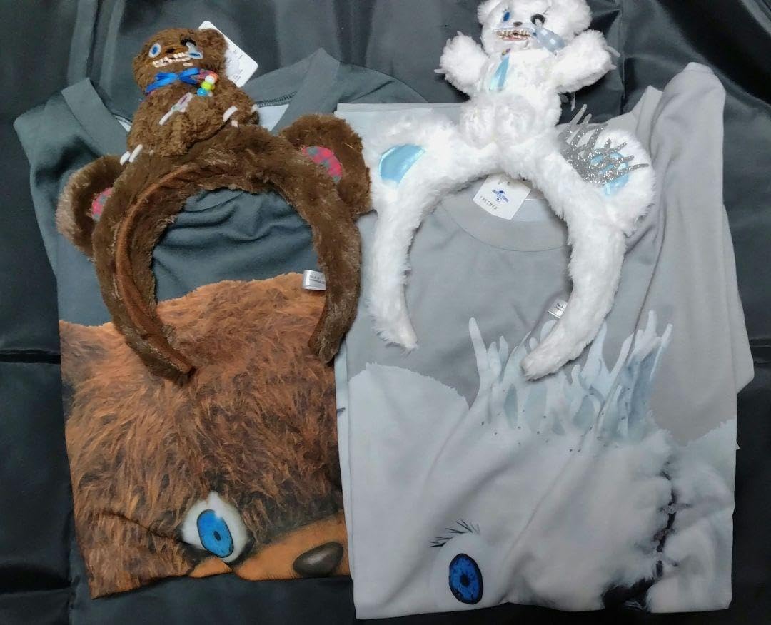 ユニバハロウィーン限定 ハミクマ&ソウルTシャツ&カチューシャ