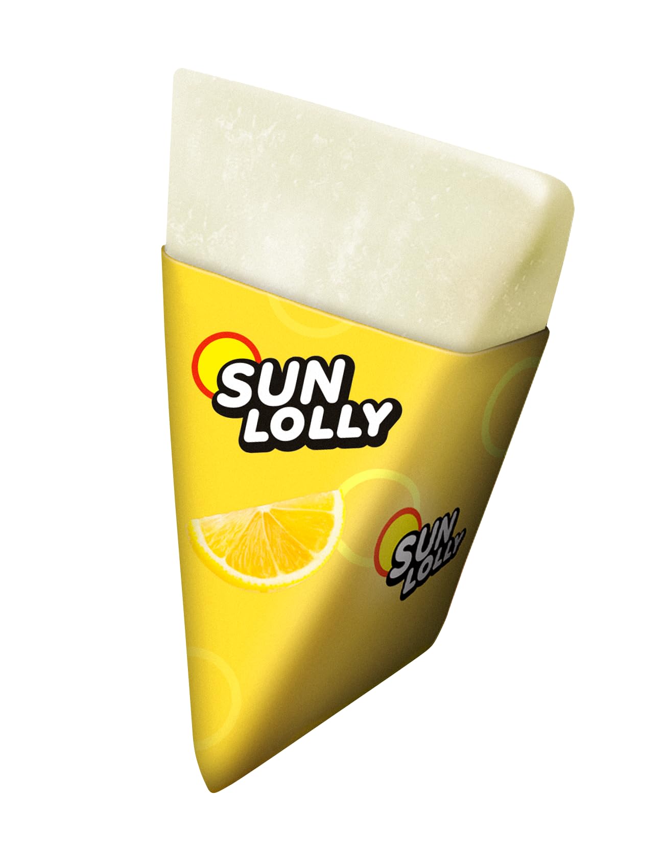 Sun Lolly Wassereis Zitrone 12er Vorratspack 12 x 480ml Mit Fruchtsaft Selbsteinfrieren Laktosefrei Glutenfrei