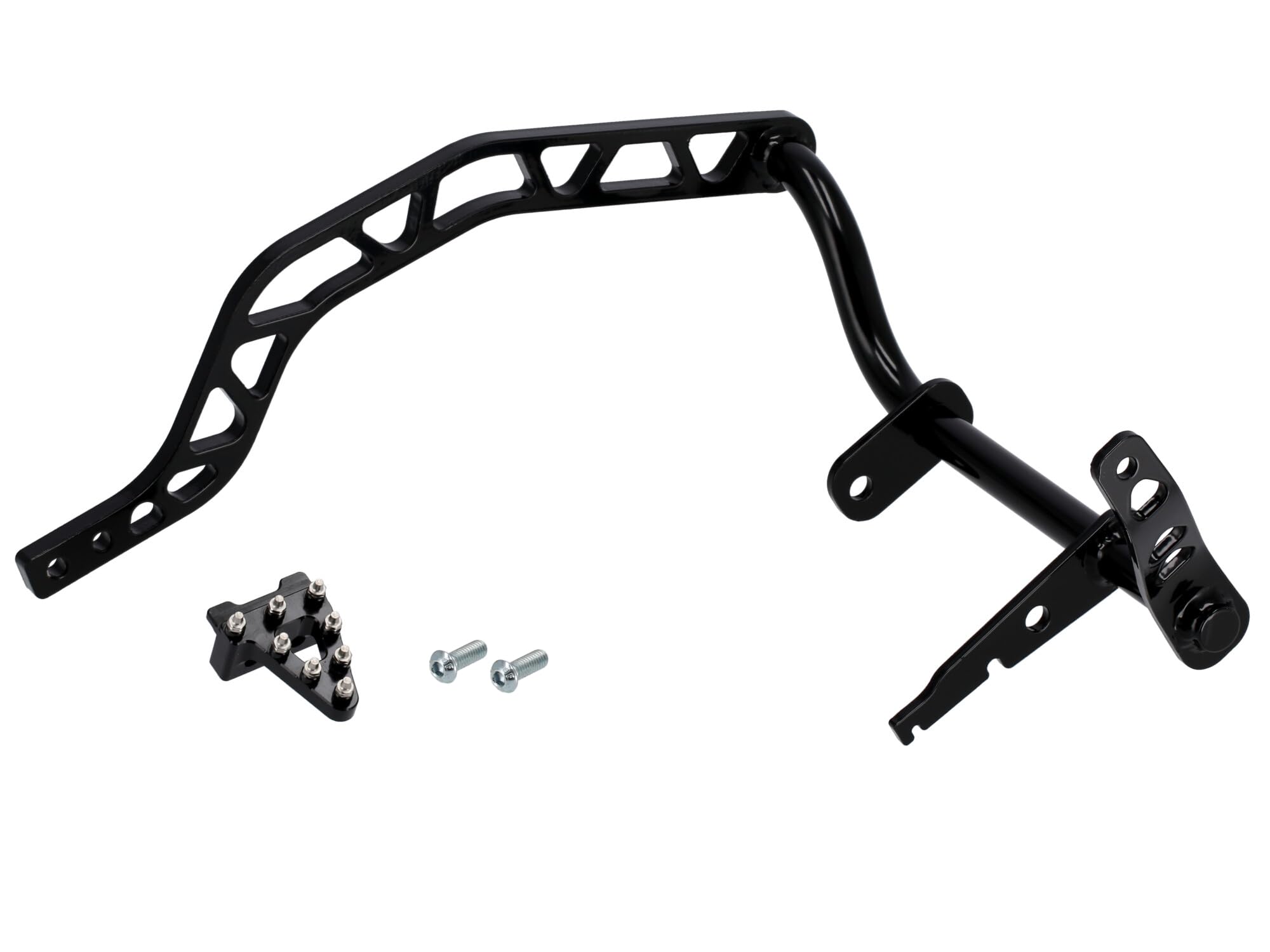 SH Fußbremshebel, oben liegend, Schwarz/Schwarz - für Simson S50, S51, S7