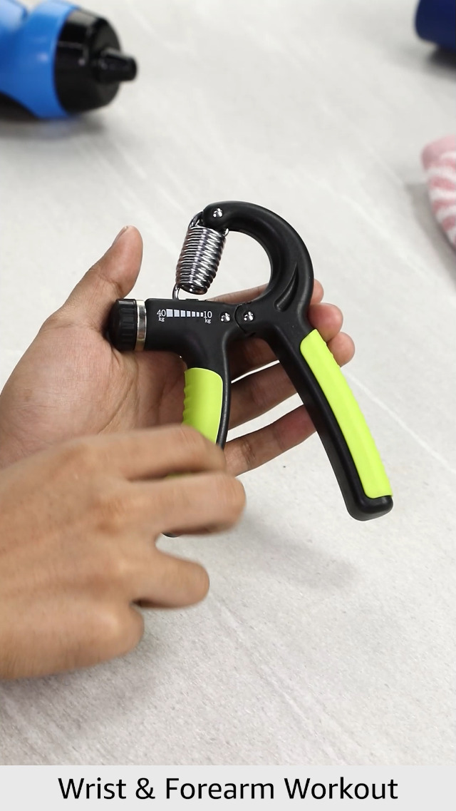 Nivia Hand Gripper In Acciaio Con Impugnatura In Schiuma - Confezione Da 2, Per Esercizi Di Avambraccio E Dita, Blu