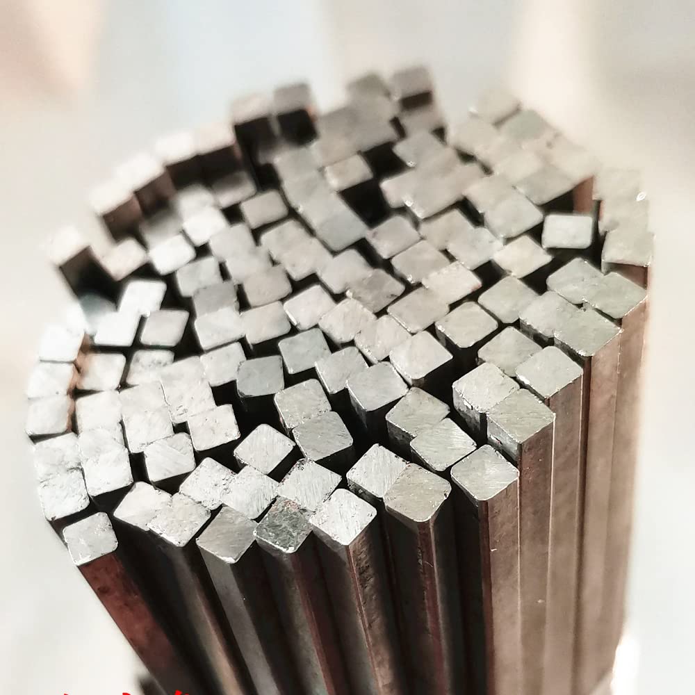 Barre solide en acier inoxydable 304, barre carrée, barre carrée en acier de forme spéciale Longueur de tige 500 mm 3 mm 4 mm 5 mm 6 mm 7 mm 8 mm 10 mm 12 mm 14 mm 16 mm 1 pièce ( Size : 4mm x 4mm 500