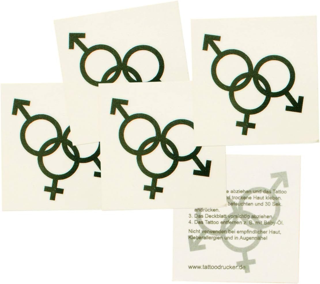 5 x Cuckold Tattoos - Cuckold Logo as tattoo in black