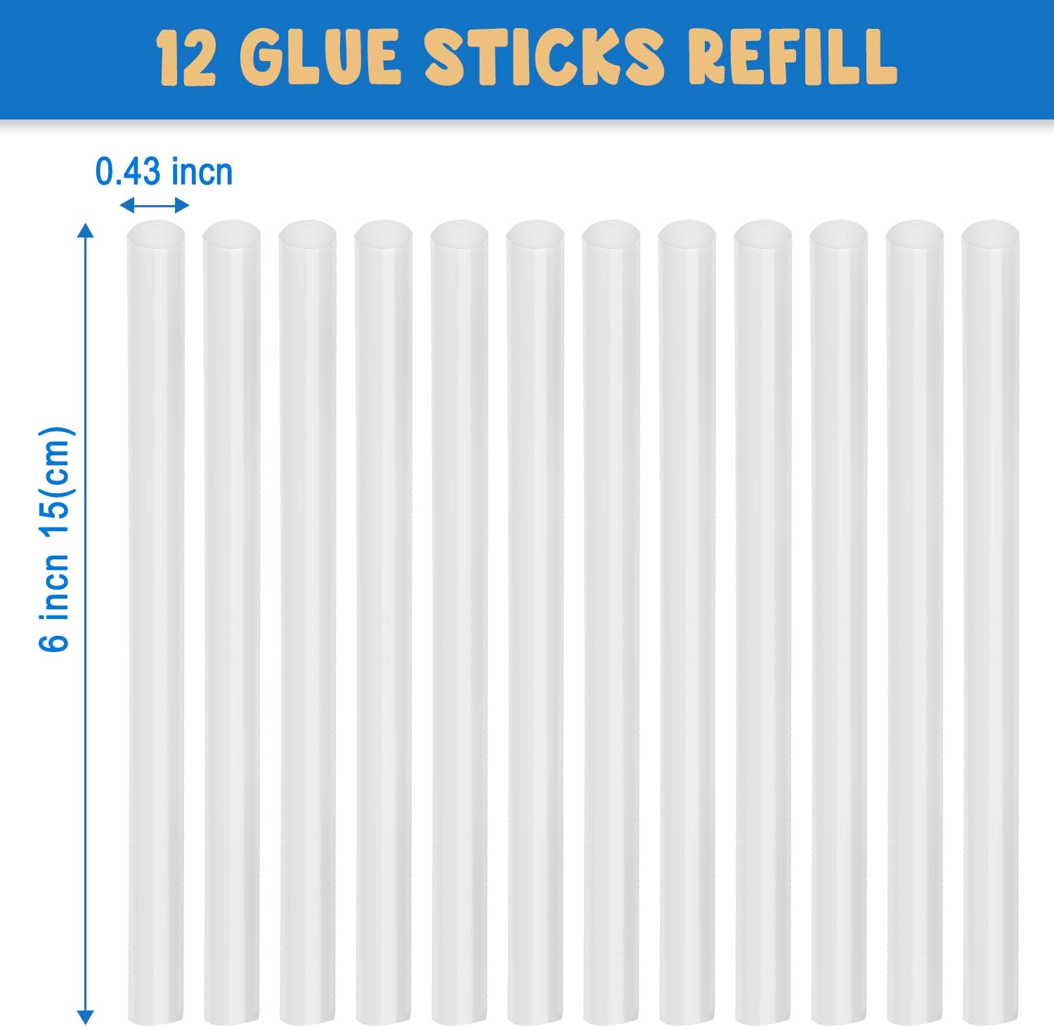 Hot Glue Gun, 60/100W Full Size Dual High Temp Craft Glue Gun with 12 Pcs Premium Glue Sticks, Heating Fast for Halloween DIY Projects, Home Quick Repairs, Creative Arts & Crafts : Arts, Crafts & Sewing