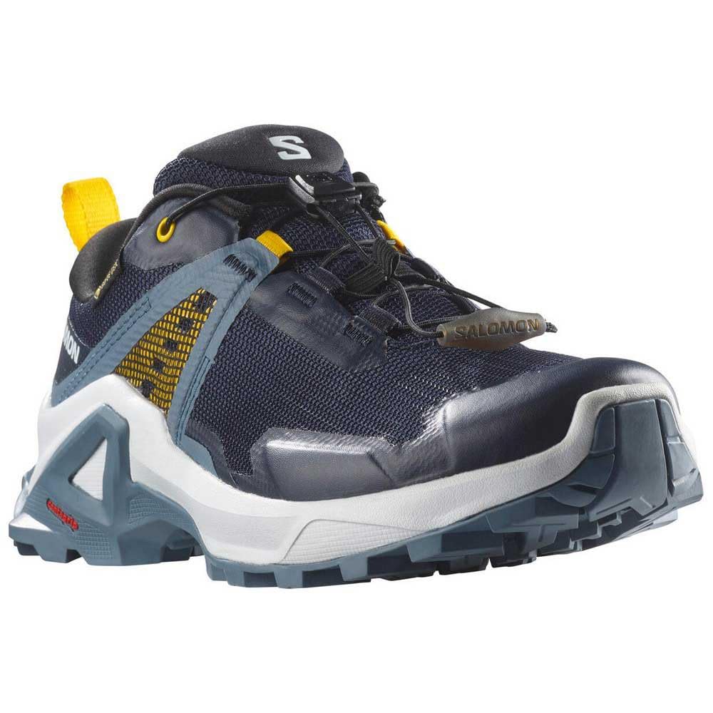 SALOMON Boy's Leisure and Hiking Sneaker, Night Sky China Blue Lemon, 32 EU