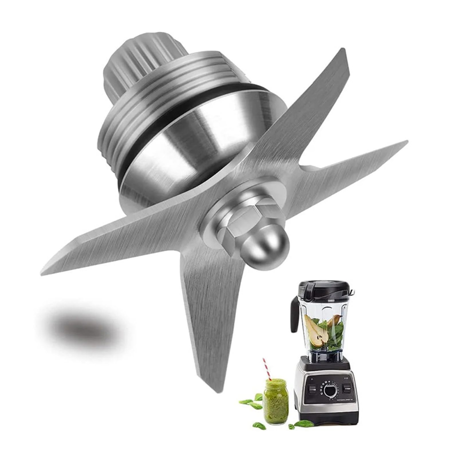 Wet Dry Ice 4 Assembly Wrench Drive Socket Compatible for 5200 Series Juicer Stainless Steel Replace Part