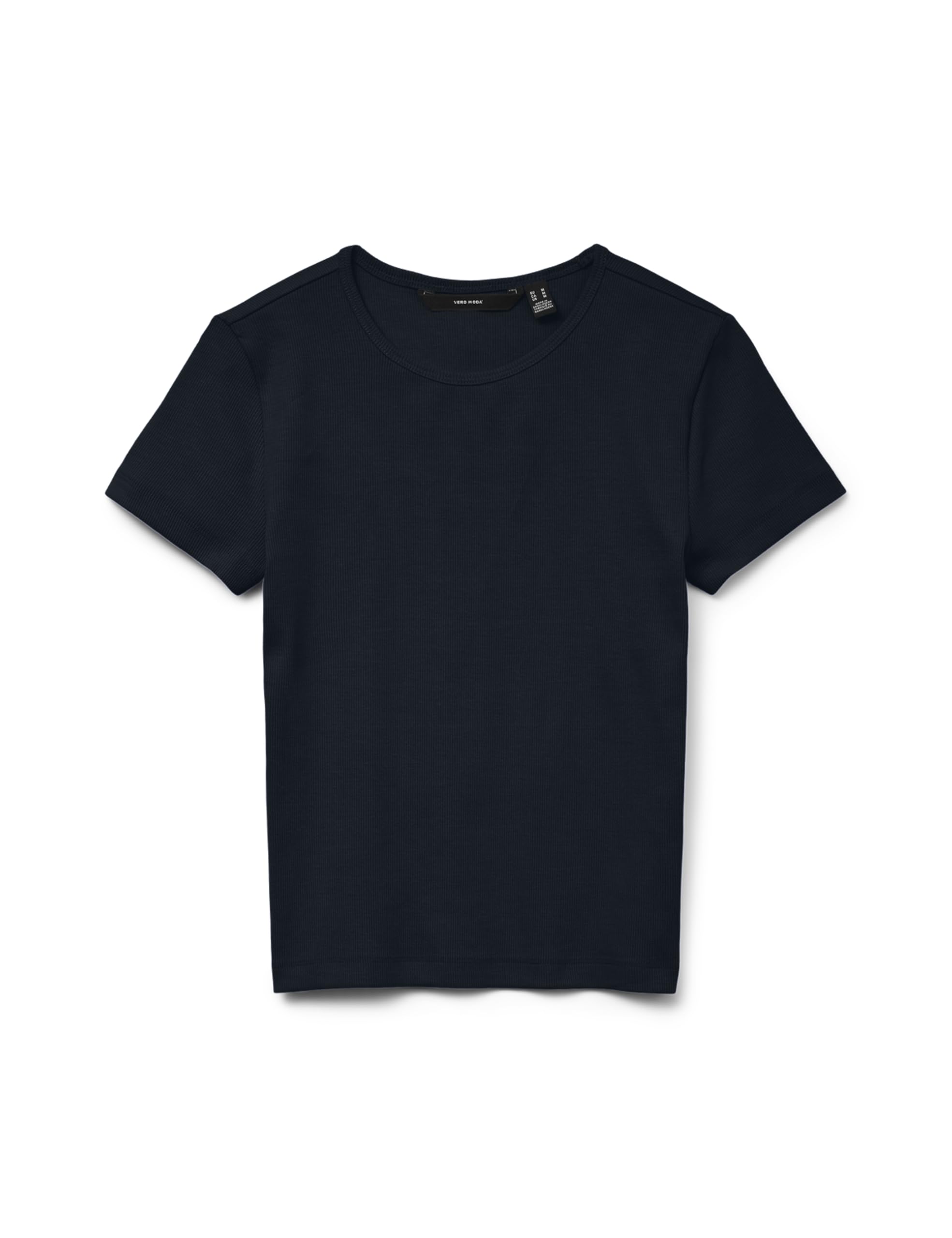 VERO MODA Vmchloe JRS Noos SS Short Top, Black, S