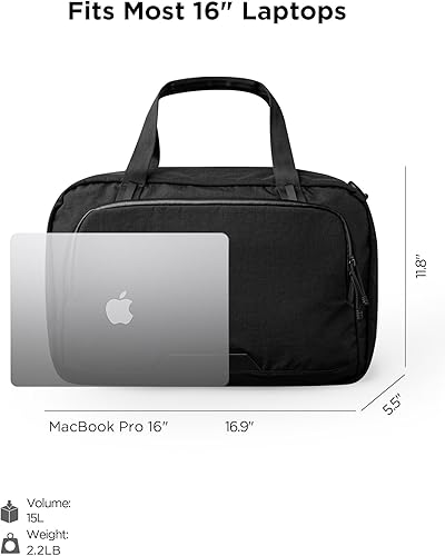 Miniatura 2 de ALPAKA Bravo Brief 15L Maletín urbano multifuncional, repelente al agua Axoflux 400D