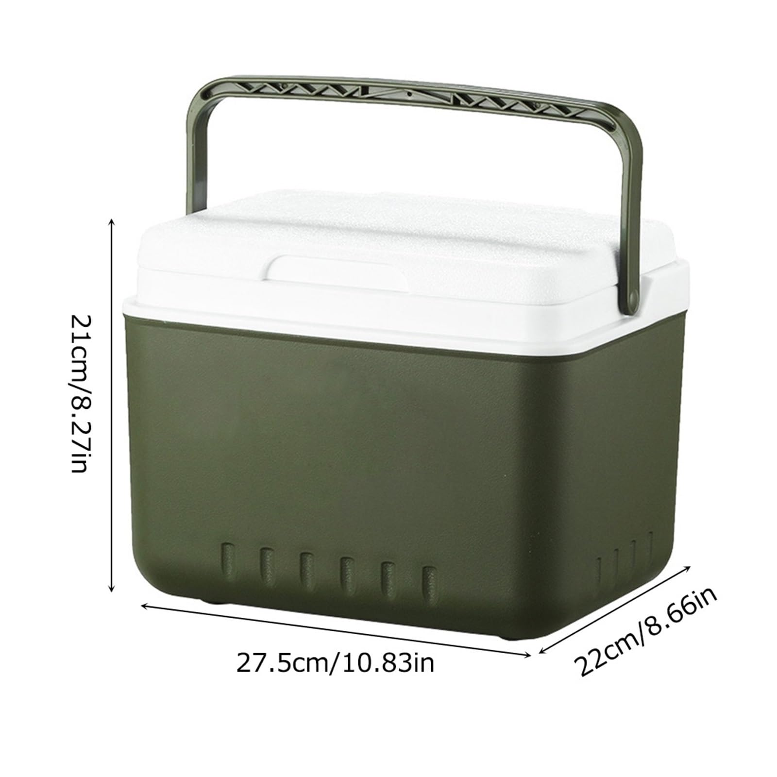 Mini refrigerador portátil for Coche de 6 litros, con Aislamiento, for Uso doméstico, Multiusos, for Acampar y Viajar.
