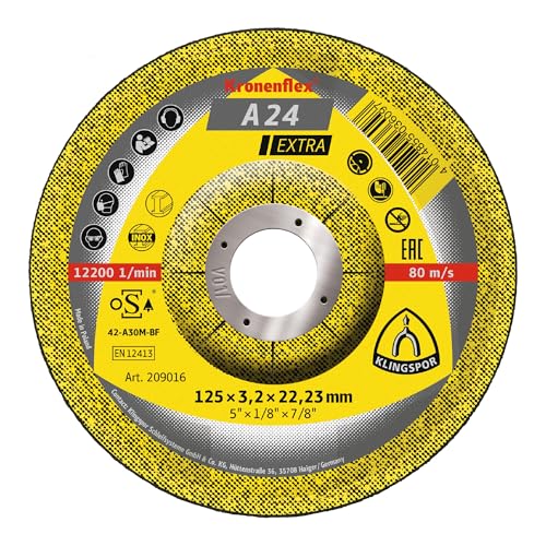Lot 25 Disques à Tronçonner Klingspor 125x1.2x22.23mm - Haute Performance