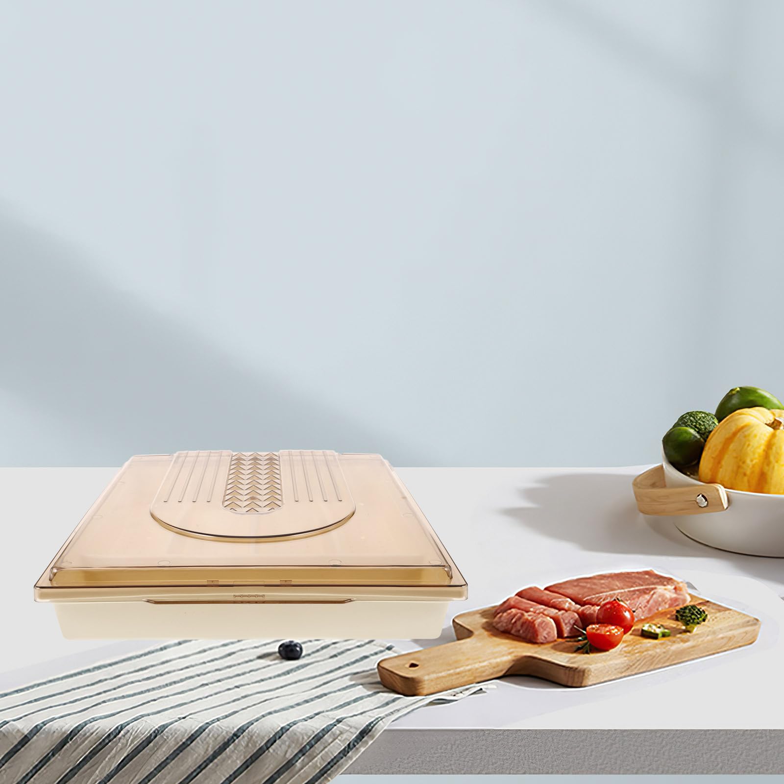 SHINEOFI Organizador de Cubiertos para Cajón de Cocina con Gran Capacidad, Diseño de Rejilla, Material PP y Pet, Resistente y Sencillo para Almacenar Utensilios