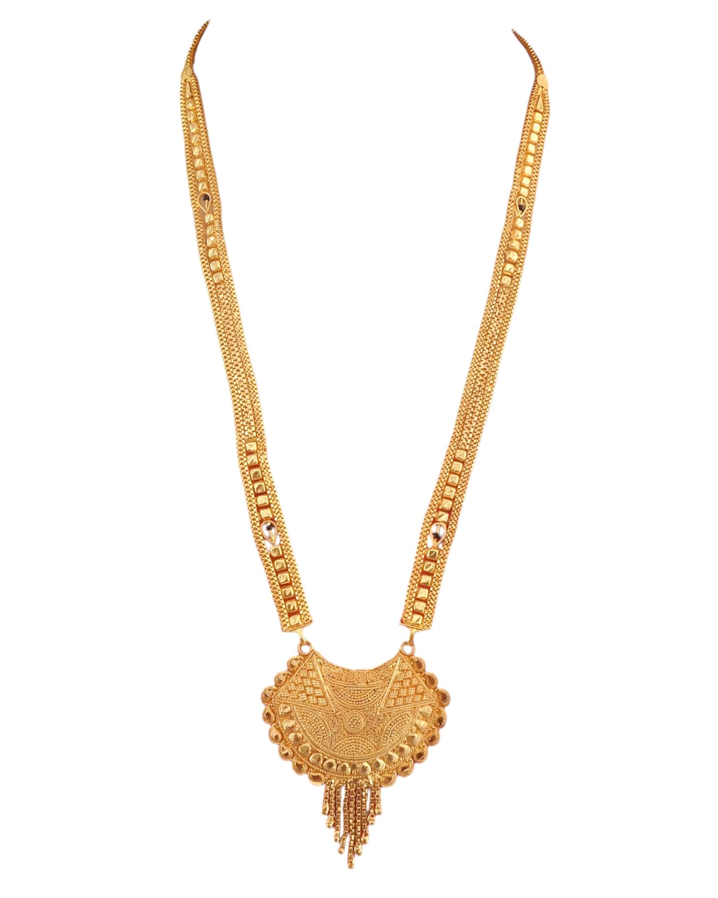 RAMDEV ART FASHION JEWELLERY Brass 28 Inch Long Gold Plated mangalsutra For Women (B0CZXC7D1H) Amazon Price History, Amazon Price Tracker