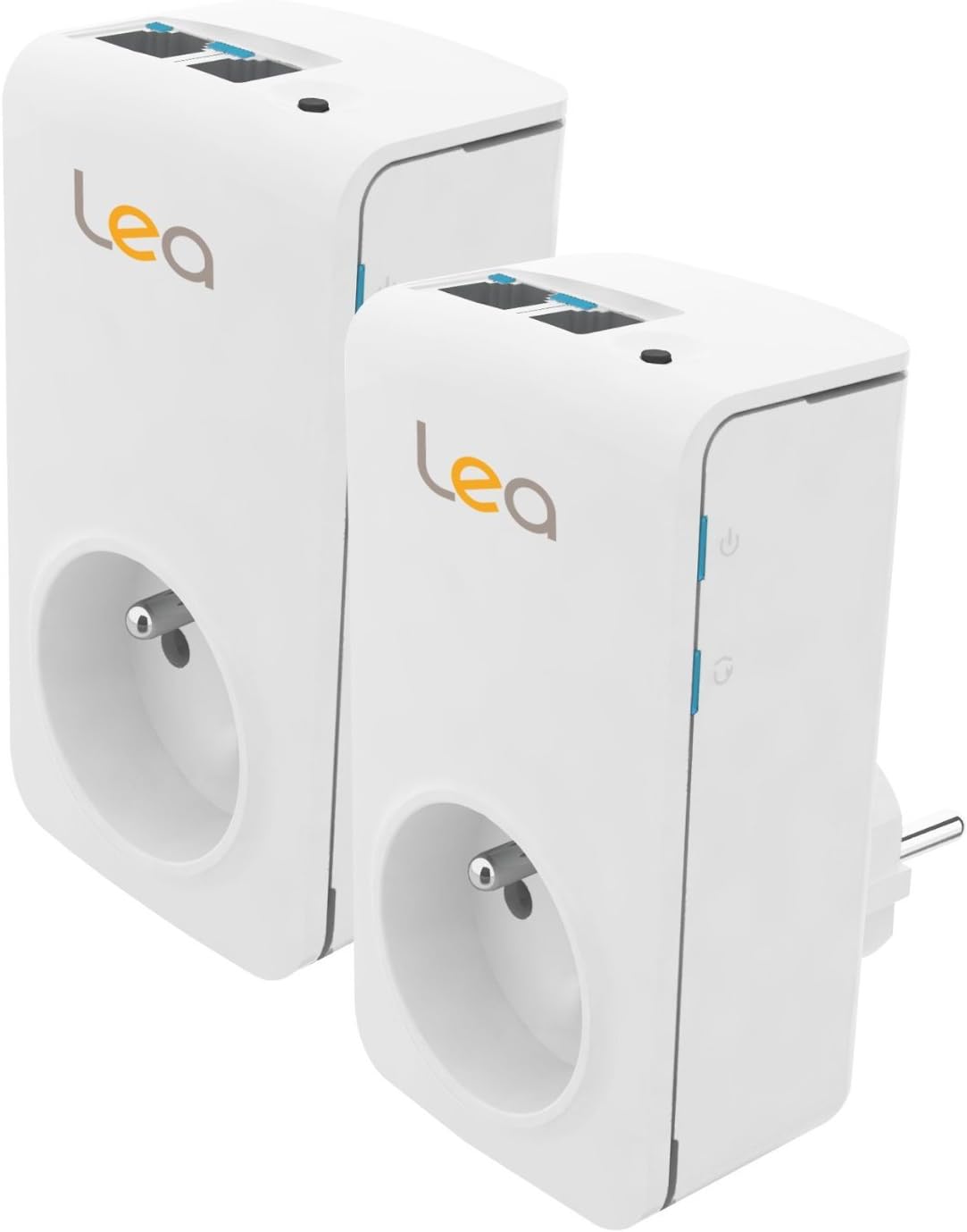 LEA NetSocket 200+ Nano Pack Duo Adaptateur CPL 200 Mbps 2 prises ...