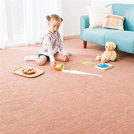 撥水/抗菌/防臭加工カラーカーペット 【ピンク 5: 江戸間6畳 | www