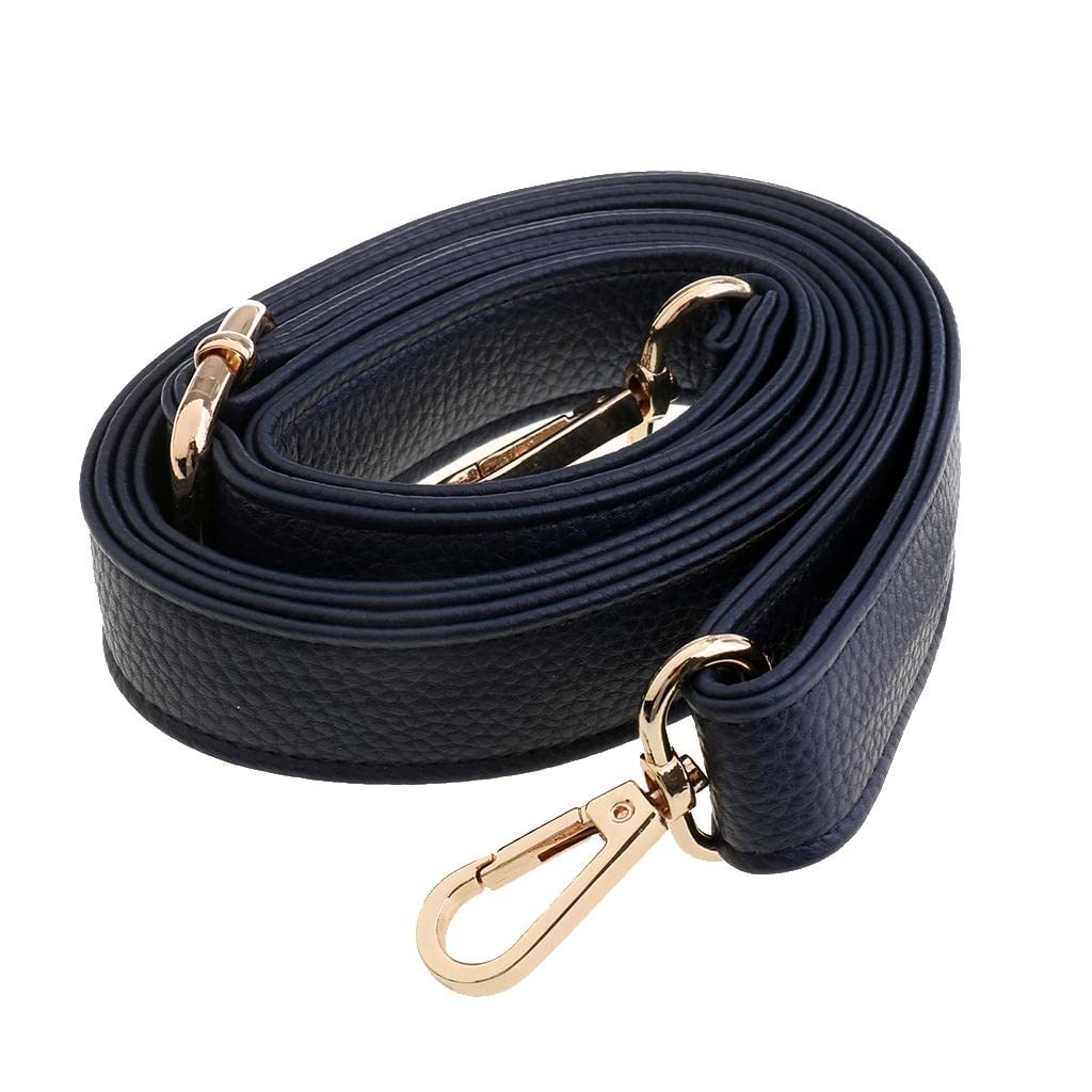 PU Leather Crossbody Bag Shoulder Bag Strap Replacement 135cm Dark Blue-image-7