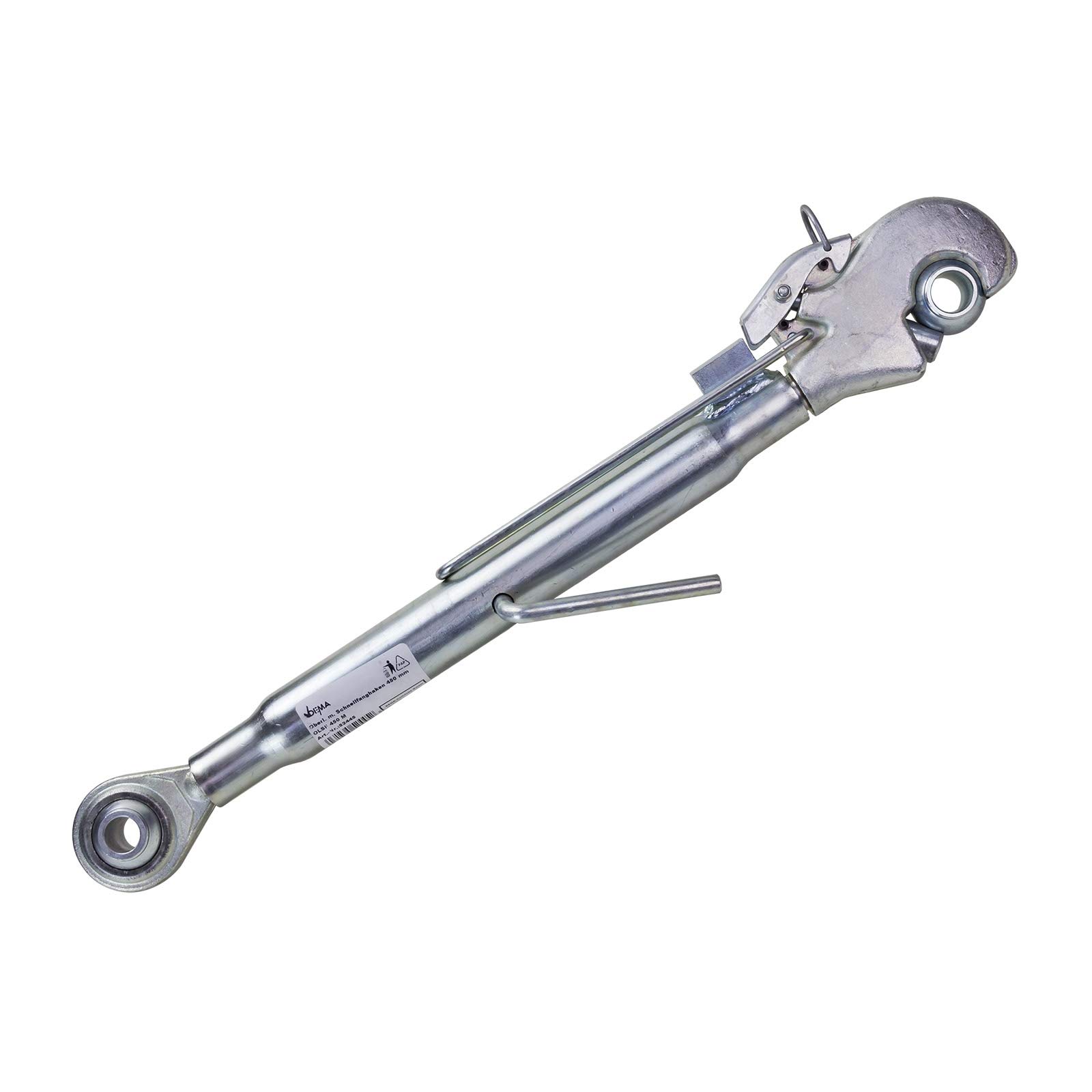 DEMA Oberlenker Schnellfang Kat 1/2 620–890mm M30x3,5 Traktor Zugstange