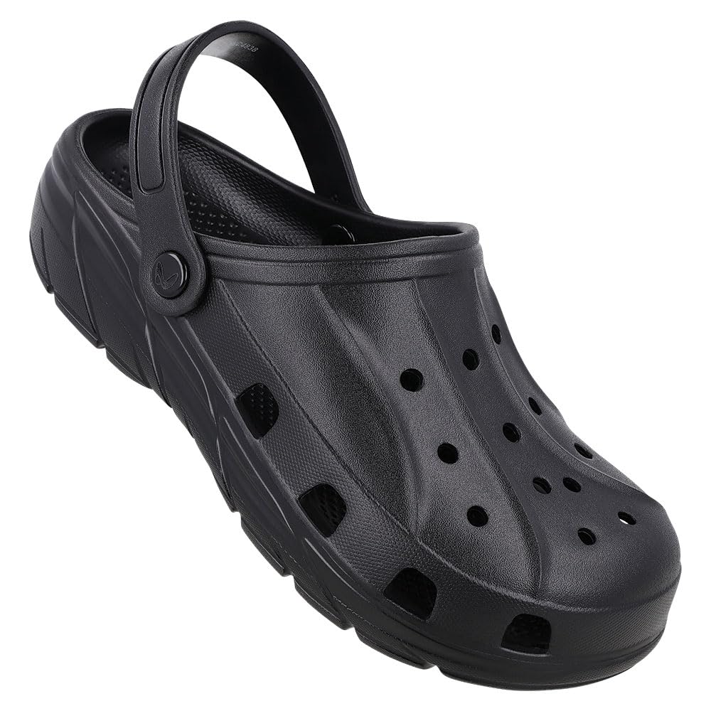 WALKAROO WC4838 Mens Clogs for dailywear and Regular use for Indoor & Outdoor - Black (B0CLP6QJL1) Amazon Price History, Amazon Price Tracker